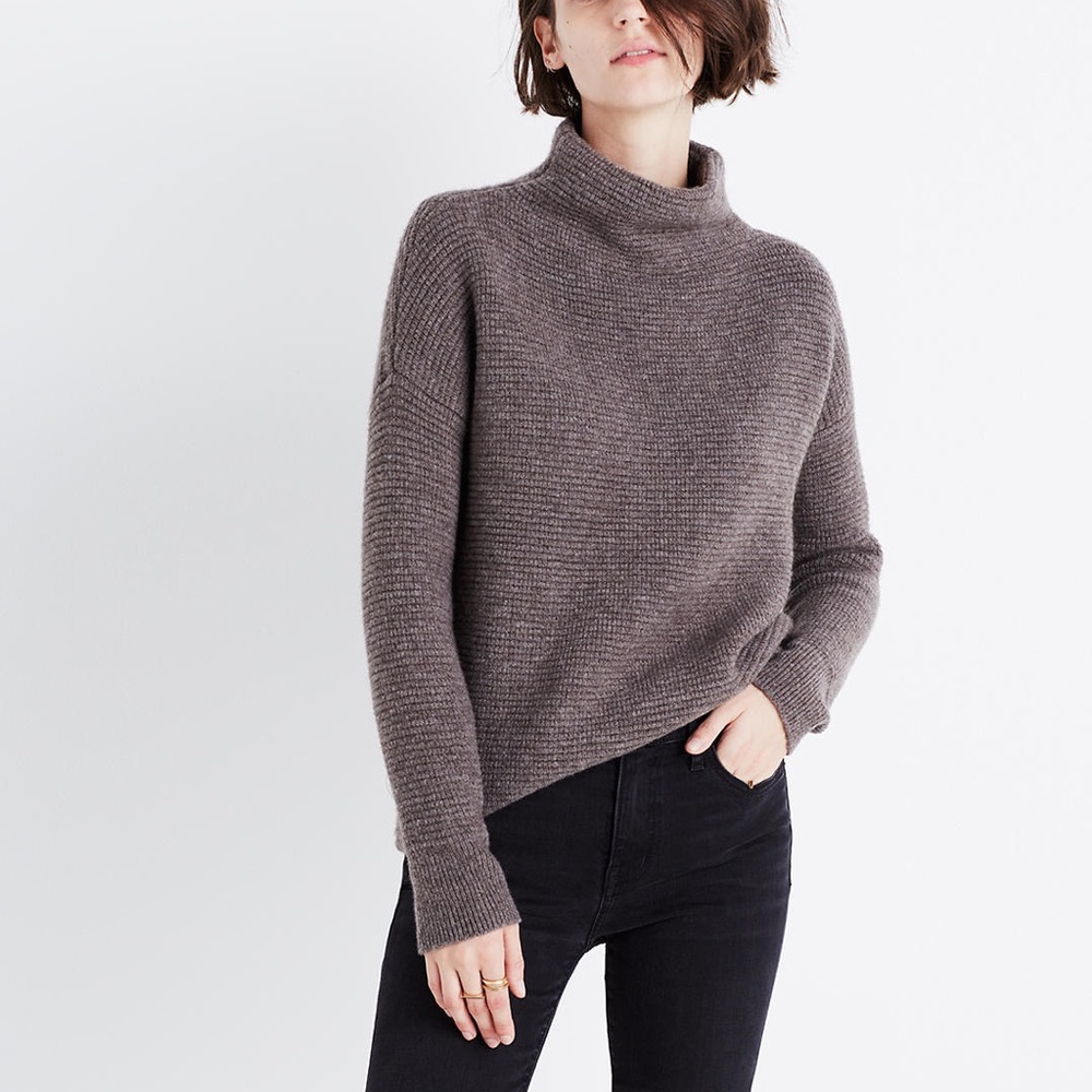 Madewell Southfield Mock Neck Sweater sz S